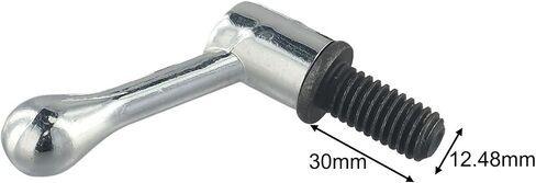 2-Pack Milling Machine Table Lock Handle, 1/2"-13 UNC Zinc Alloy, Adjustable Clamping Knob for Bridgeport & Turret Mills in Kuwait