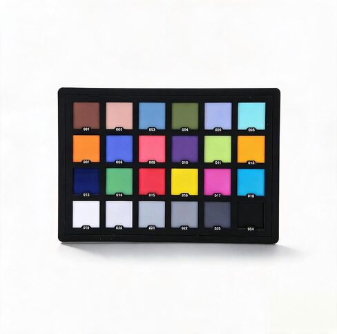 Color Correction Card, Professional 24 Color Calibration Card with 24 Scientifically Calibrated ColorPatches, for Photo and Video Shoot in Kuwait