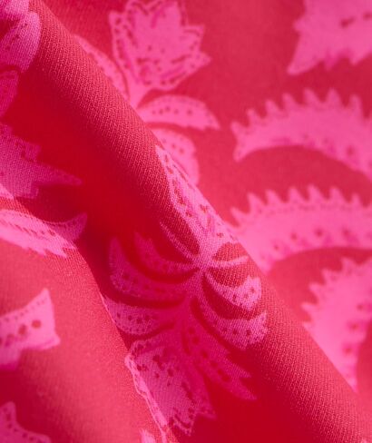 vineyard vines Girls' Ruffle High Neck Bikini, Coral Punch Print, 4T in Kuwait