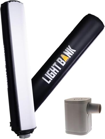 Air Tube Pro 120 Inflatable Modifier for Monolights with Fresnel Lens, 360° Adjustable, 210° Ultra-Wide Softbox for Bowens Mount Flash & 500W LED Pocket-Sized Light Tube Soft Box in Kuwait