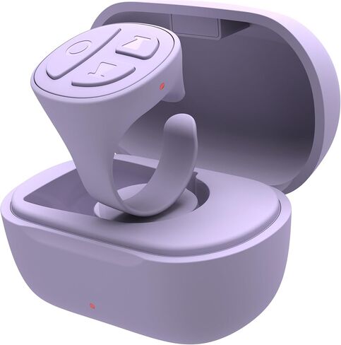 Tiktok Scrolling Ring for iPhone, Bluetooth Camera Remote Control, Remote Control for TIK Tok Scrolling Ring for iPhone, Android (White) in Saudi Arabia