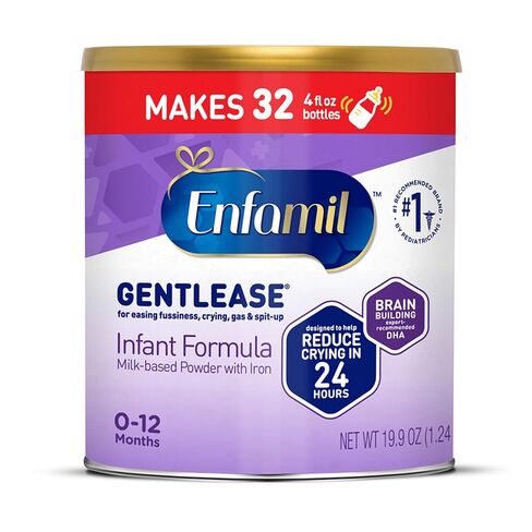 Enfamil Gentlease Easy to Digest Baby Formula, Brain Supporting DHA, for easing Fussiness, Gas, Crying and Spit-up, 27.7 Oz (Pack of 4) in Kuwait