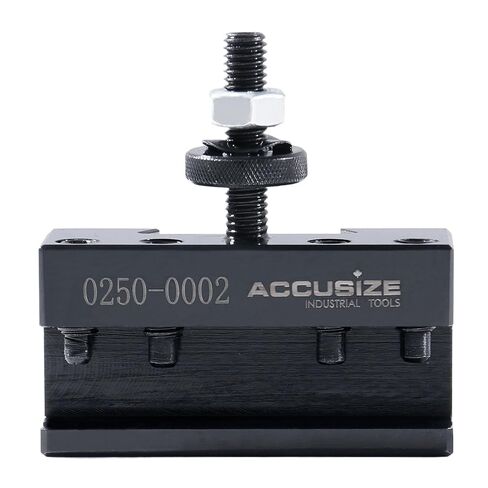 Accusize Industrial Tools Style Bxa Boring, Turning and Facing Holder, for 5/8'' Turning Tools, Quick Change Tool Holder, Style 2, 0250-0202 | V-Groove Holder for BXA Posts, Fits 1/4 in to 5/8 in Tool Bits, 1/2 in Shank, Steel, Boring Bar Not Included, 02 in Saudi Arabia