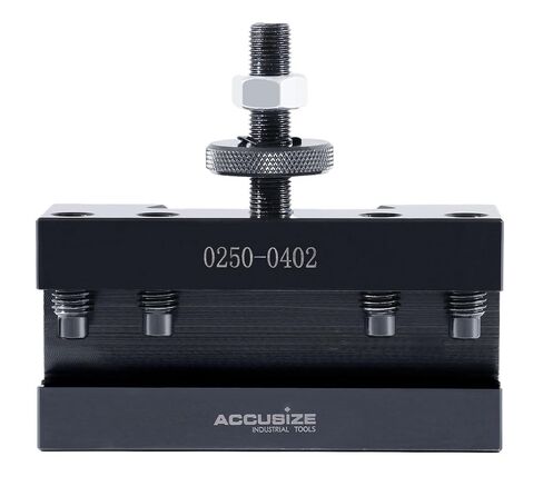 Accusize Industrial Tools Style Bxa Boring, Turning and Facing Holder, for 5/8'' Turning Tools, Quick Change Tool Holder, Style 2, 0250-0202 | V-Groove Holder for BXA Posts, Fits 1/4 in to 5/8 in Tool Bits, 1/2 in Shank, Steel, Boring Bar Not Included, 02 in Saudi Arabia