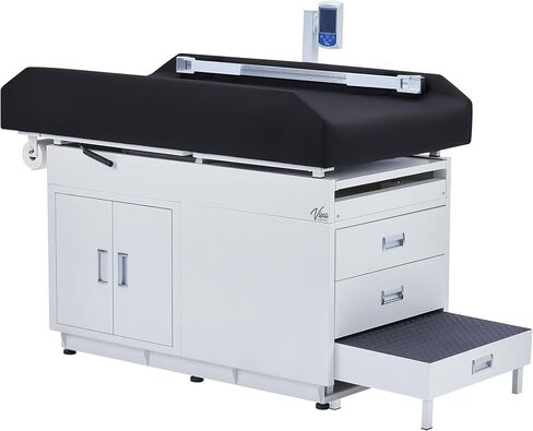 Vivacomfort Grande Pediatric Treatment Scale Table – Child Exam Table with Built-in Baby Scale & Height Rod, 500 lb Weight Capacity, Blue in Kuwait