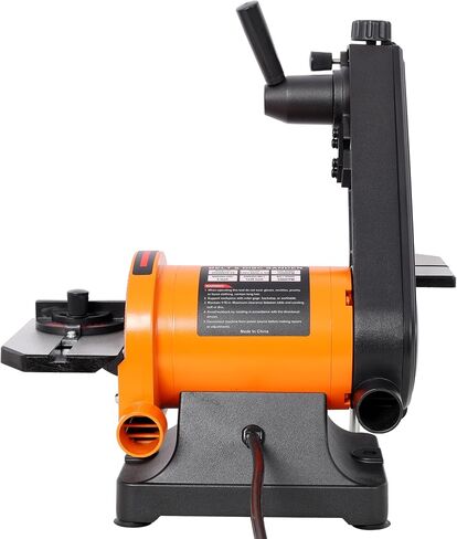 Benchtop Belt and Disc Sander with 1x30 Inch Sanding Belt & 5 Inch Disc, Tool-Free Belt Change, Adjustable Worktable, Dual Dust Ports, Includes Wrench Storage and Easy Cover Access in Kuwait