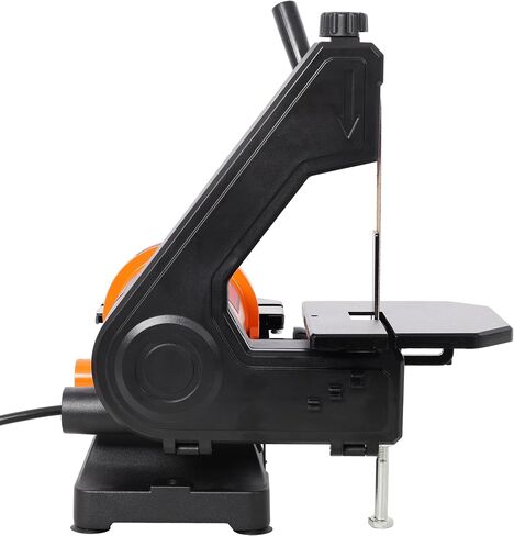 Benchtop Belt and Disc Sander with 1x30 Inch Sanding Belt & 5 Inch Disc, Tool-Free Belt Change, Adjustable Worktable, Dual Dust Ports, Includes Wrench Storage and Easy Cover Access in Kuwait