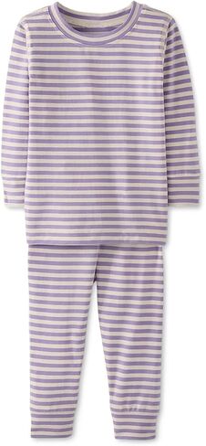 Hanna Andersson Unisex Kids Striped Long John Pajama Set in Hannasoft™ (Infant/Toddler/Little Kid/Big Kid) in Kuwait