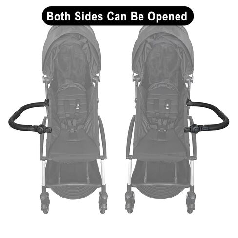 SeedFuture Bumper Bar Replacement Compatible for Stroller, Black | Install as Detachable Armrest, Footrest, Handlebar Extension in Kuwait