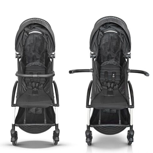 SeedFuture Bumper Bar Replacement Compatible for Stroller, Black | Install as Detachable Armrest, Footrest, Handlebar Extension in Kuwait