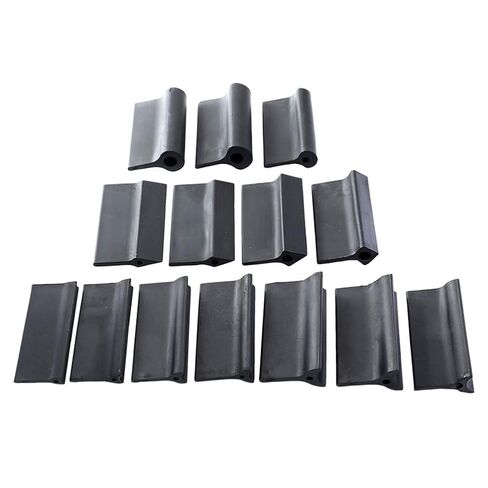 14Pcs Flexible Rubber Polishing Pad, Rubber Sanding Grips for Convex & Concave Profiles, Contour Detail Sanding Grip Pad for Woodworking, Automotive Refinishing & Crafts(Black) in Kuwait