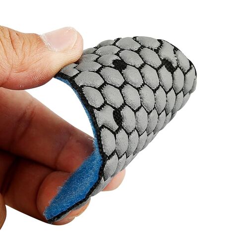 LOZLIN Triangle Diamond Dry Polishing Pads 7PCS 3.5 Inch 90mm Hook and Loop Sanding Discs for Oscillating Tools Granite Marble Stone Concrete Masonry & DIY Projects in Kuwait