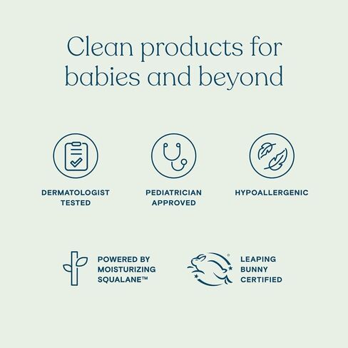 Pipette Daily Nourishing Shampoo and Conditioner Duo, Clean, Tear-Free Shampoo For Kids, Detangling Conditioner For Kids, Sulfate-Free, Paraben-Free, Silicone-Free, Hypoallergenic, Non-Toxic in Kuwait
