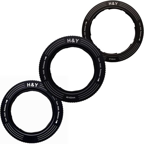 H&Y RevoRing Bundle with 37-49mm, 46-62mm and 67-82mm Variable Adapter in Kuwait