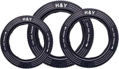H&Y RevoRing Bundle with 37-49mm, 46-62mm and 67-82mm Variable Adapter in Kuwait