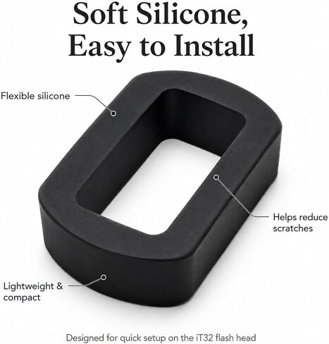 Silicone Adapter Ring for Godox iT32 Camera Flash, Flash Head Adapter for Godox S-R2 Mount, Compatible with AK-R11 and AK-R1 Kit Accessories in Kuwait