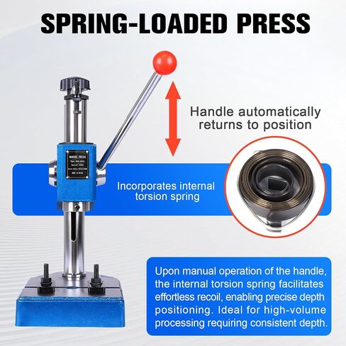 Generic Manual Arbor Press 0.5 Ton Capacity Iron Heavy-duty Manual Desktop Arbor Press for Stamping Bending Stretching Forming in Kuwait