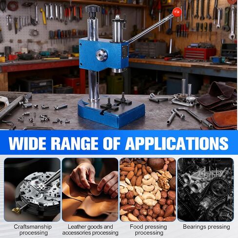 Generic Manual Arbor Press 0.5 Ton Capacity Iron Heavy-duty Manual Desktop Arbor Press for Stamping Bending Stretching Forming in Kuwait