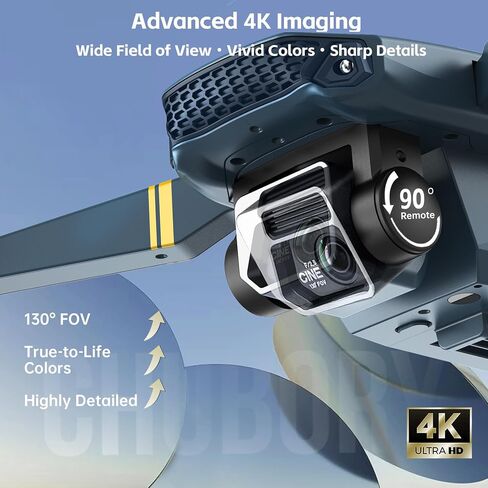 4K Drone with Camera for Beginners 84 min Flight Time 3 Batteries 2650 ft Control Range, WiFi Quadcopter Brushless Motor, Auto Hover, Follow Me in Kuwait