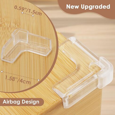 12 Pack Corner Protector Baby - New & Improved Edge Protector for Baby, Furniture Corner Edge Safety Bumpers, Clear Baby Proof Corners and Edges, Cushion to Cover Sharp Furniture & Table Edges in Kuwait