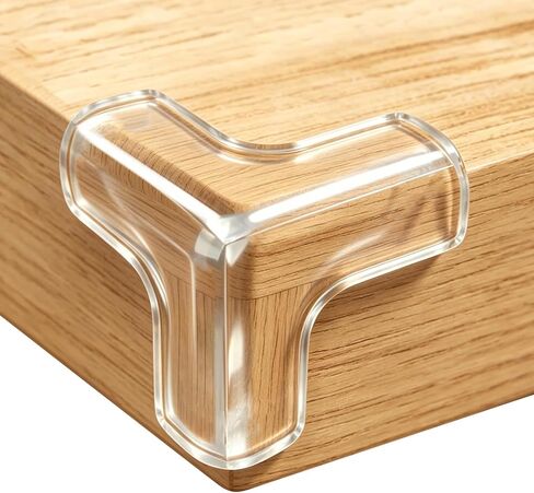 Corner Protector Baby, Large Table Corner Protectors Guards, 8 Pack | Baby Proofing Furniture Corner & Edge Safety Bumpers Covers, Clear in Kuwait