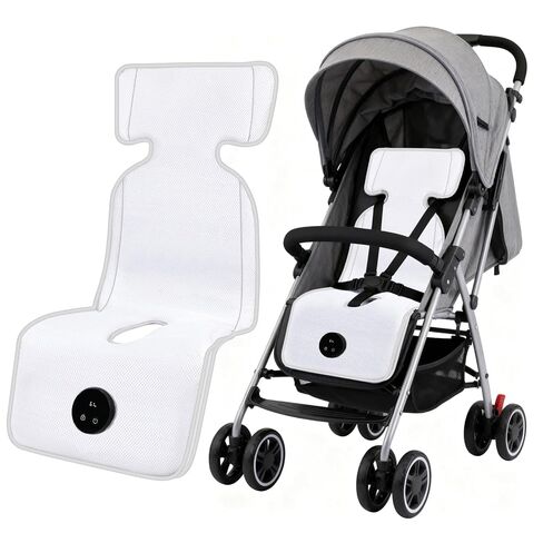Sendowtek Electric Cooling Pad for Baby Carseat Stroller with Built-in Fan | Child Lock, 5 Level Speed, Breathable 3D Mesh, Battery Powered Cooling Pad Cushion for Stroller Pram Outdoor Indoor in Kuwait