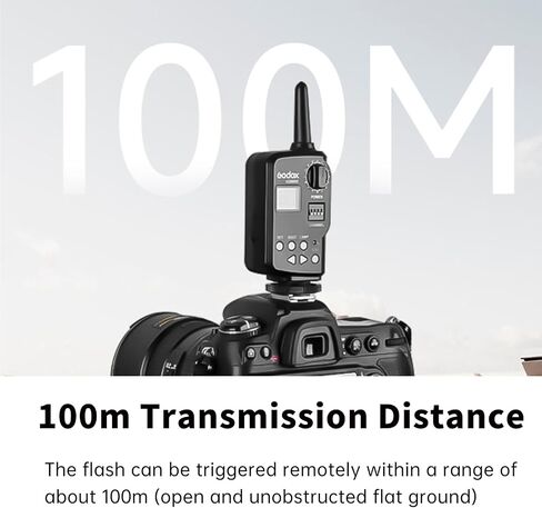 Godox XT-16 Wireless Flash Trigger Kit,2 in 1 Transmitter and Receiver for Studio Strobe Flash Photography,2.4G 16 Channels Trigger Compatible with Canon Nikon Sony Fujifilm Olympus Pentax Camera in Kuwait