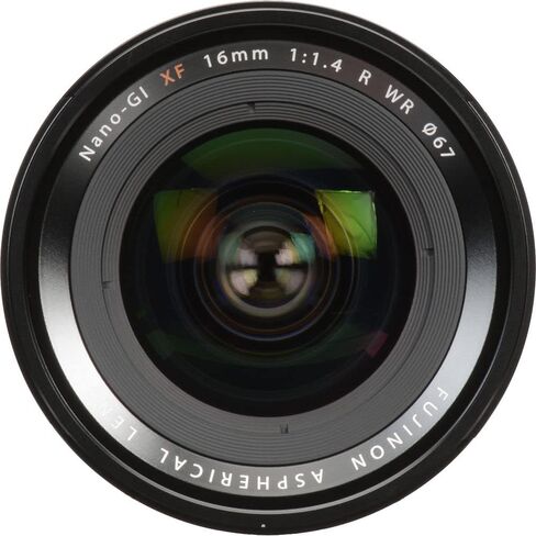FUJIFILM XF 16mm f/1.4 R WR Lens 16463670 - Essential UV Filter with Tulip Lens Hood Bundle in Kuwait