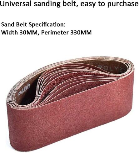 Mini Belt Sander, Multi-purpose Electric Sharpener With 15° Adjustable Professional Sharpening Platform And 7 Speed Settings, Ideal For Grinding And Polishing Metal, Wood, Jewelry And Leather in Kuwait