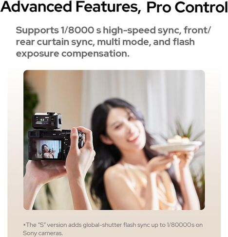 Godox iT30Pro F iT30Pro-F TTL Flash for Fujifilm Fuji Cameras, GN15 1.5s Recycle Time, 560 Full Power Flash, 1/8000 HSS, 2.4G Wireless, 2.8″ Full-Color Touchscreen Speedlight for Fuji (Black) in Kuwait