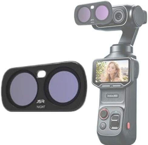 Magnetic Filter Set for Insta360 Luna Ultra,ND＆CPL＆Black Mist Filter for Insta 360 Luna Ultra Accessories (ND8+ND16+ND32+ND64) in Kuwait