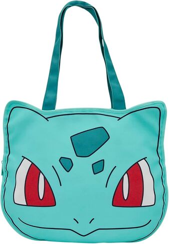 Loungefly Pokémon: Bulbasaur - Canvas Tote Bag with Zipper - Collectible Bags in Kuwait
