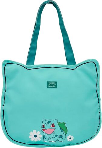 Loungefly Pokémon: Bulbasaur - Canvas Tote Bag with Zipper - Collectible Bags in Kuwait