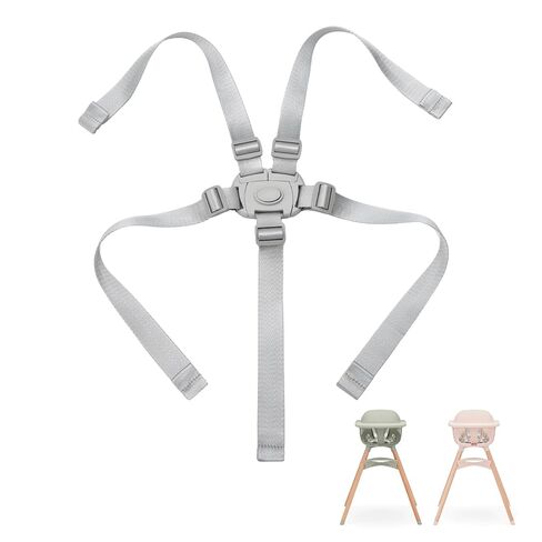 Replacement Straps Compatible with Lalo High Chair | 5-Point Harness, Adjustable Safety Belts, Gray 1-Pack in Kuwait