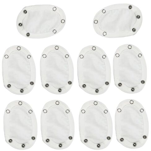 10Pcs Baby Jumpsuit Diaper Infant Romper Length Extender Bodysuit Snap Button Extended Diaper for Triangle Crotch Clothing in Kuwait