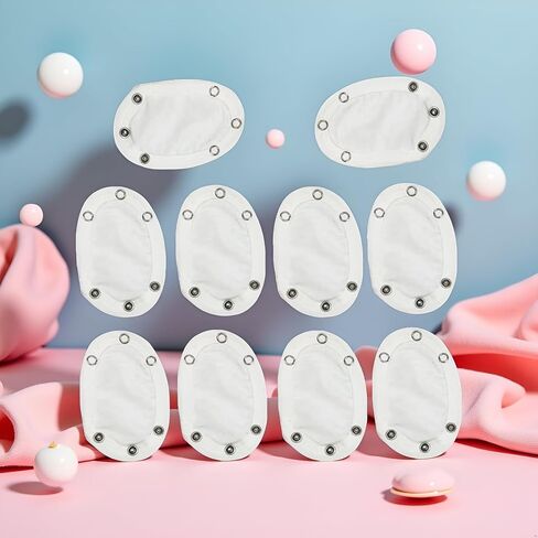 10Pcs Baby Jumpsuit Diaper Infant Romper Length Extender Bodysuit Snap Button Extended Diaper for Triangle Crotch Clothing in Kuwait
