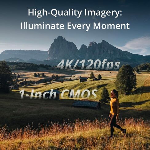 DJI Osmo Pocket 4 Creator Combo, Vlogging Cameras, 4K/240fps Vlog Camera, 3-Axis Stabilization, Active Track 7.0, Mic + Accessories Including a 128GB Extreme Memory Card + More in Kuwait