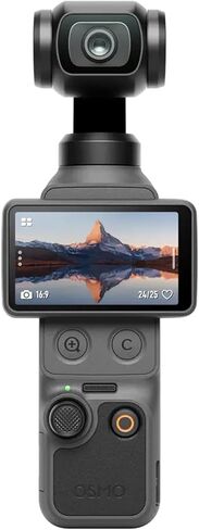 DJI Osmo Pocket 4 Creator Combo, Vlogging Cameras, 4K/240fps Vlog Camera, 3-Axis Stabilization, Active Track 7.0, Mic + Fill Light Included + 128GB Memory, + More (Renewed) in Kuwait