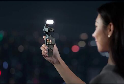 DJI Osmo Pocket 4 Creator Combo, Vlogging Cameras, 4K/240fps Vlog Camera, 3-Axis Stabilization, Active Track 7.0, Mic + Fill Light Included + 128GB Memory, + More (Renewed) in Kuwait