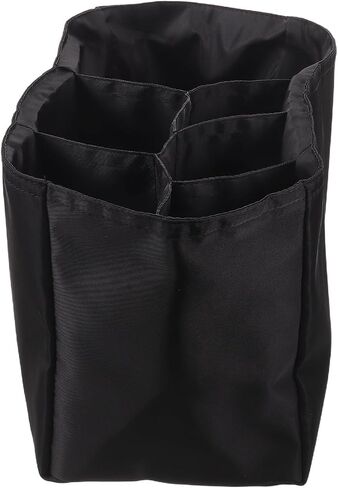 Multi Pocket Diaper Bag Insert Organizer with Large Capacity and Waterproof Bottom Compartment, Removable Nylon Tote Bag Organizer for Essentials and Wipes, for Outings like Malls in Kuwait