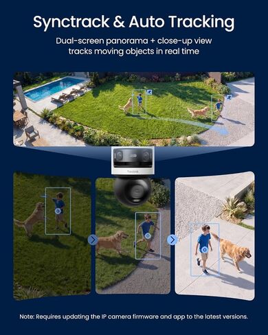 REOLINK OMVI 3i PoE Triple-Lens PoE Security Camera with Auto Tracking | 10MP 180° Panoramic & 4K PT, AI Video Search, 24/7 Recording, Perimeter Protection, Color & IR Night Vision, Smart Detection in Kuwait
