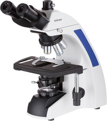 AmScope 40X-2500X Plan Infinity Kohler Laboratory Trinocular Compound Microscope in Kuwait