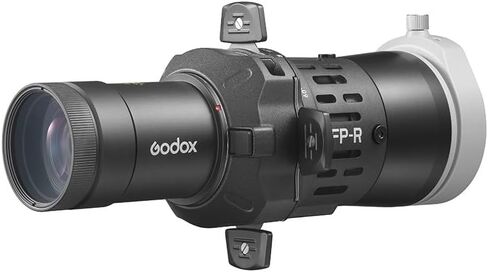 Godox FP-R-50 FP-R 50° Flash Projector for Round Head Flash Speedlite,Built-in 4 Leaf Shutters,360°Rotatable,EF Lens Mount,Attachment for Godox V1/V1 Pro/V100/AD100Pro/AD100Pro ll/AD200Pro/AD200Pro ll in Kuwait
