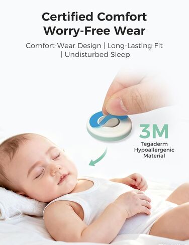 Momcozy Replacement Stickers for Momcozy Wearable Digital Thermometer,15 Count,Single-Use,Skin-Friendly in Kuwait