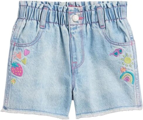 GAP Baby Girls' Embroidered Denim Short in Kuwait