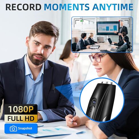 1080P Mini Hidden Camera，HD Camera Pen – Nanny Cam Mini Security Cameras，Long Battery Life，Easy to Use，Micro Pen Camera for Important Moment【2026 Upgrade】 in Kuwait