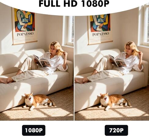 Security Camera WiFi Wireless Phone Charger, Security Cam Motion Activated,HD1080P(Rotate Lens) with 250°Viewing Angle, camaras espias ocultas for Home Office Security(2.4/5G) in Kuwait