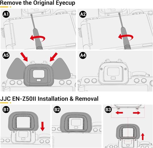 Extended Z50II Z50 II Eyecup Eyepiece Eye Cup Piece Viewfinder (Not Fit Z50 | Soft Silicone, Eyeshade Cover Protector for Nikon Z50 II Eyepiece, with Double-Layer Hollow Cushion Design in Kuwait