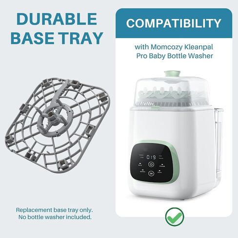 Replacement Bottom Tray for Momcozy Bottle Washer, BPA-Free Baby Bottle Washer Base Tray Replacement, Easy Install Compatible with KleanPal Pro & Grownsy EaseClean Bottle Washer Pro in Kuwait