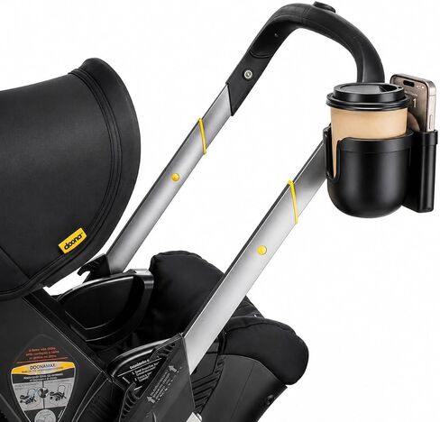 Cup and Phone Holder Only Compatible with Doona Stroller Car Seat All-in-One Travel System – Hook-On Attachment in Kuwait